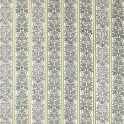 Tkanina w pasy z liśćmi dębu Morris & Co. X The Huntington Oak & Blossom Weave 237668 The Unfinished Works Handcrafted