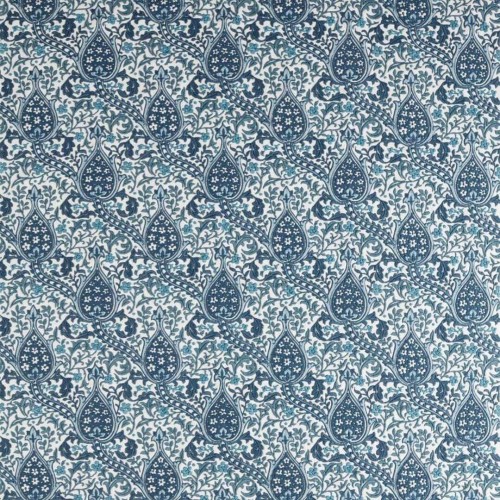 Tkanina haftowana w stylu orientalnym Morris & Co. X The Huntington Persian Tulip Embroidery 237681 The Unfinished Works Handcrafted