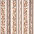 Tkanina w pasy z haftem kwiatowym Morris & Co. X The Huntington Bluebell & Peony Embroidery 237660 The Unfinished Works Fabrics