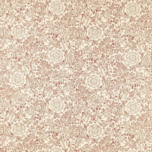 Tkanina w liście i kwiaty rumianku Morris & Co. X The Huntington Chamomile 227387 The Unfinished Works Fabrics