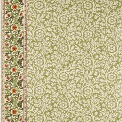 Tkanina w kwiatowy haft Morris & Co. X The Huntington Chamomile Embroidery 237655 The Unfinished Works Fabrics