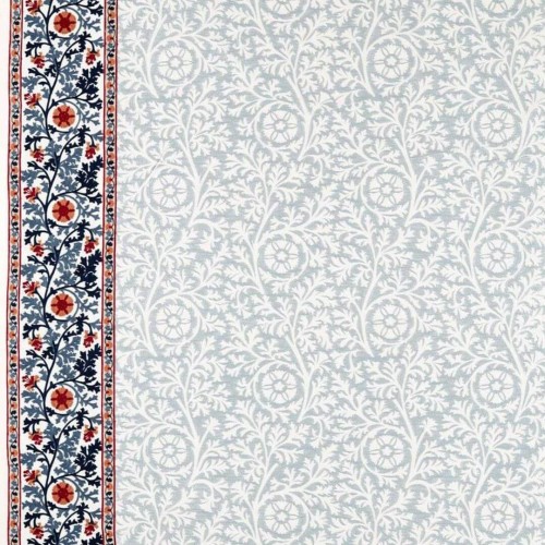 Tkanina w kwiatowy haft Morris & Co. X The Huntington Chamomile Embroidery 237657 The Unfinished Works Fabrics