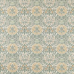 Tkanina w motyw roślinny Morris & Co. X The Huntington Daisy & Oak 227370 The Unfinished Works Fabrics