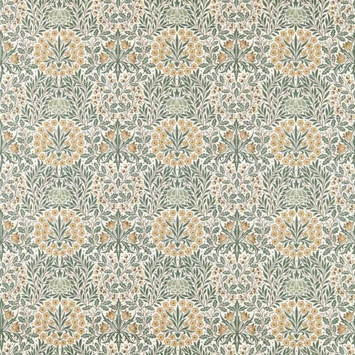 Tkanina w motyw roślinny Morris & Co. X The Huntington Daisy & Oak 227370 The Unfinished Works Fabrics