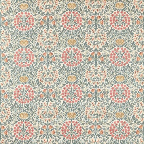 Tkanina w motyw roślinny Morris & Co. X The Huntington Daisy & Oak 227371 The Unfinished Works Fabrics