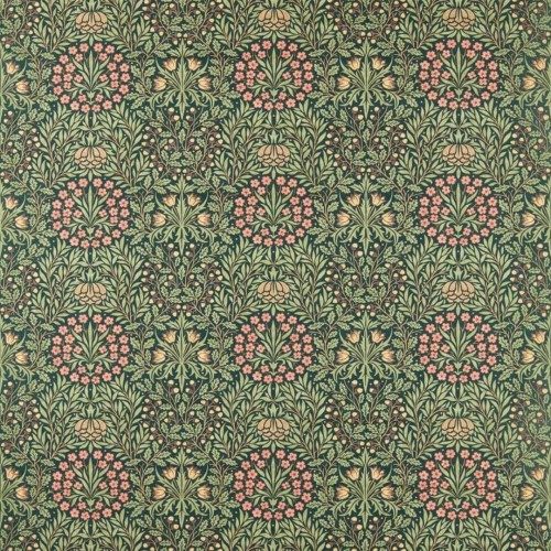 Tkanina w motyw roślinny Morris & Co. X The Huntington Daisy & Oak 227372 The Unfinished Works Fabrics