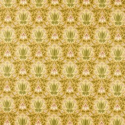 Tkanina dekoracyjna w kwiatowy wzór Morris & Co. X The Huntington Iris & Rose 227373 The Unfinished Works Fabrics