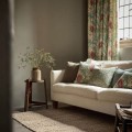 Tkanina lniana w tulipany i liście akantu Morris & Co. X The Huntington Lent Lily 227379 The Unfinished Works Fabrics