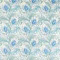 Tkanina lniana w tulipany i liście akantu Morris & Co. X The Huntington Lent Lily 227380 The Unfinished Works Fabrics