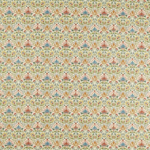 Tkanina dekoracyjna z kwiatowym wzorem Morris & Co. X The Huntington Meda Iris 227368 The Unfinished Works Fabrics