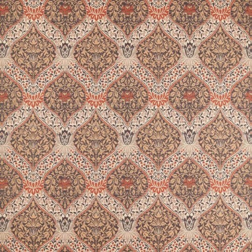 Tkanina tapicerska w ornament roślinny Morris & Co. X The Huntington Norbury Weave 237653 The Unfinished Works Fabrics