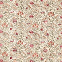 Tkanina Morris & Co. X The Huntington Wild Tulip & Vine Embroidery 237664 The Unfinished Works Fabrics