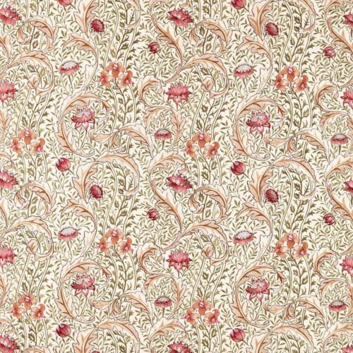 Tkanina Morris & Co. X The Huntington Wild Tulip & Vine Embroidery 237664 The Unfinished Works Fabrics