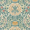 Tapeta w stokrotki i żołędzie Morris & Co. x The Huntington Daisy & Oak  217586 The Unfinished Works