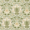 Tapeta klasyczna z motywem kwiatowym Morris & Co. x The Huntington Iris & Rose 217567 The Unfinished Works