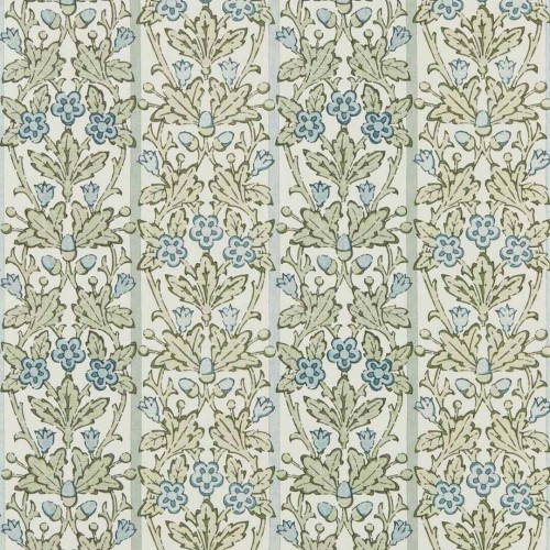 Tapeta roślinna z żołędziami i kwiatami Morris & Co. x The Huntington Oak & Blossom 217590 The Unfinished Works