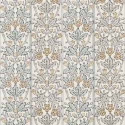 Tapeta roślinna z żołędziami i kwiatami Morris & Co. x The Huntington Oak & Blossom 217591 The Unfinished Works