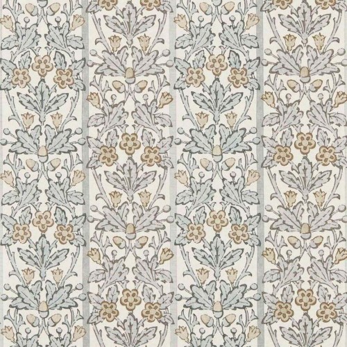 Tapeta roślinna z żołędziami i kwiatami Morris & Co. x The Huntington Oak & Blossom 217591 The Unfinished Works
