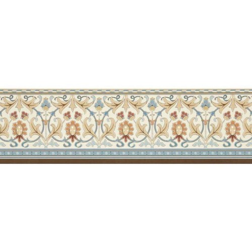 Border w stylu vintage z ornamentem Morris & Co. x The Huntington Ornamental Frieze 217612 The Unfinished Works