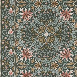 Tapeta w stylu angielskim z motywem kwiatowym Morris & Co. x The Huntington Walthamstow 217600 The Unfinished Works