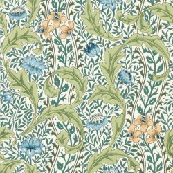 Tapeta klasyczna w kwiaty i liście Morris & Co. x The Huntington Wild Tulip & Vine 217577 The Unfinished Works