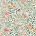 Tapeta klasyczna w kwiaty i liście Morris & Co. x The Huntington Wild Tulip & Vine 217578 The Unfinished Works