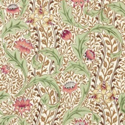 Tapeta klasyczna w kwiaty i liście Morris & Co. x The Huntington Wild Tulip & Vine 217579 The Unfinished Works