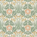 Tapeta roślinna z dzwonkami i zawilcami Morris & Co. x The Huntington Woodbell & Anemone 217573 The Unfinished Works