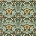 Tapeta roślinna z dzwonkami i zawilcami Morris & Co. x The Huntington Woodbell & Anemone 217575 The Unfinished Works