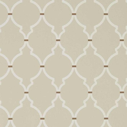 Tapeta elegancka kratownica Sanderson 216337 Empire Trellis Curios