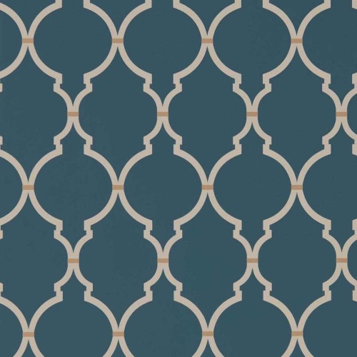 Tapeta elegancka kratownica Sanderson 216338 Empire Trellis Curios