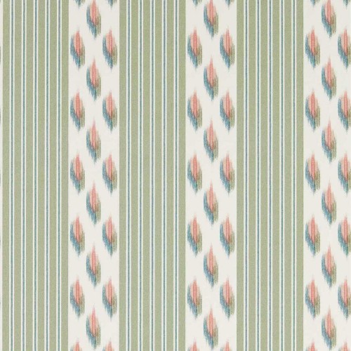 Tapeta w pasy z motywem ikat Sanderson 217443 Musafir Curios