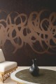 Mural z efektem pociągnięć pędzla Elitis RM102575 Voltige  Mouvements