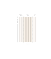 Mural pasy Bold Stripe Ash Wallcolors