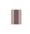 Mural pasy Bold Stripe Cocoa Wallcolors