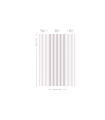 Mural pasy Bold Stripe Lavender Wallcolors