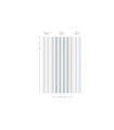 Mural pasy Bold Stripe Ocean Wallcolors