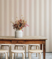Mural pasy Bold Stripe Sand Wallcolors