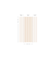 Mural pasy Bold Stripe Sand Wallcolors