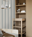Mural pasy Bold Stripe Storm Wallcolors