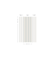 Mural pasy Bold Stripe Storm Wallcolors