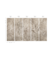 Mural delikatne suche trawy Dry Grass Beige Wallcolors