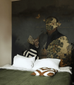 Mural artystyczny portret Gentleman Moth Wallcolors
