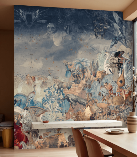 Mural fantastyczny świat zwierząt Kingdom of All Creatures Wallcolors