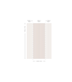 Mural paseczki Stripe Rose Haze Wallcolors