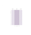Mural z geometrycznym wzorem Tetris Stripe Lilac Wallcolors