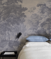 Mural krajobraz drzew Timeless Trees Blue Wallcolors