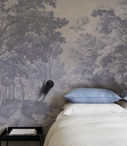 Mural krajobraz drzew Timeless Trees Blue Wallcolors