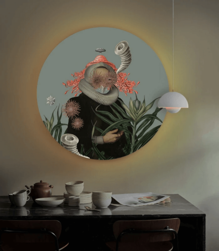 Lampa ścienna / kinkiet DOTS. Lighting Lady Medusa Blue Wallcolors