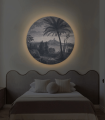Lampa ścienna / kinkiet DOTS. Lighting Tropical Volcano Vista Blue Wallcolors